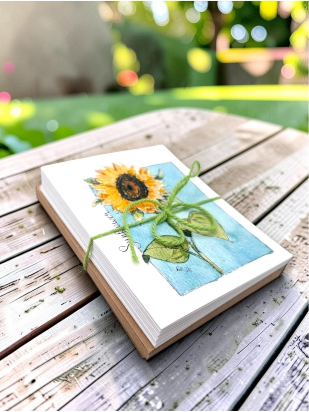 12 Watercolor Notecards Floral Original Series 4.25 x 5.5 - Picture 5 of 7